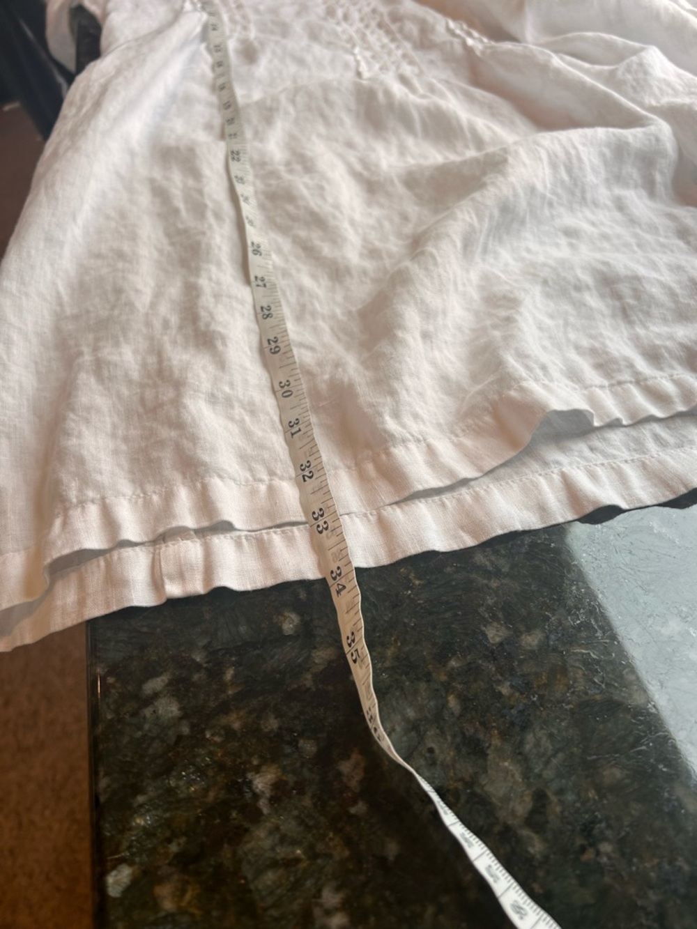 Dolma 100% Linen Pintucked Tunic with roll up sleeves. Coastal. Beach. EUC. XL - Picture 12 of 12